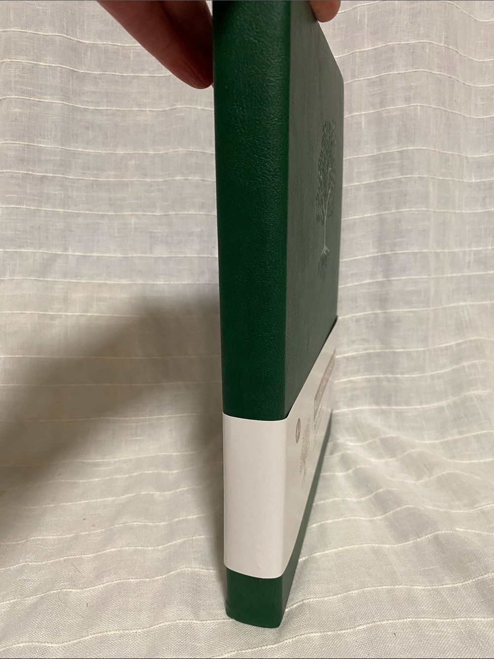 Green Embossed Tree Ruled Notebook - Picture 4 of 11